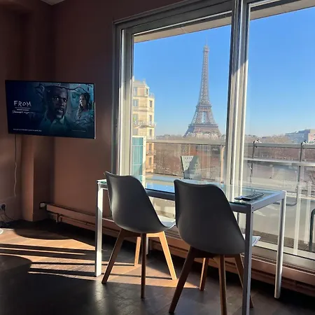 Apartment Luxury View Eiffel Tower 16th Trocadero