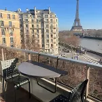 شقة Luxury View Eiffel Tower 16th Trocadero
