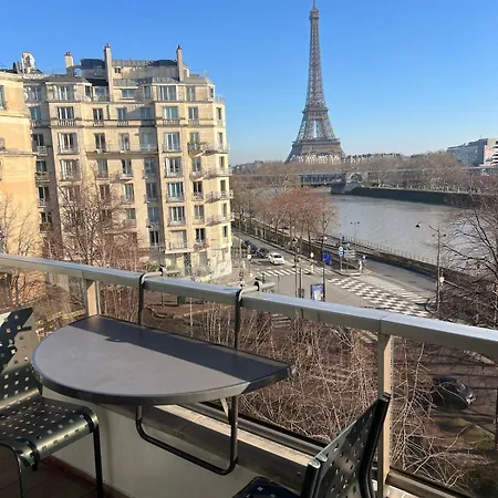 Luxury View Eiffel Tower 16th Trocadero Lejlighed *