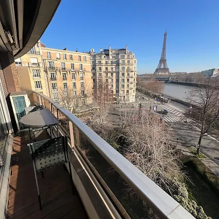 Luxury View Eiffel Tower 16th Trocadero Lejlighed Paris