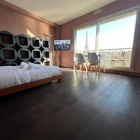 Luxury View Eiffel Tower 16th Trocadero Lejlighed Paris