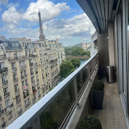 Luxury View Eiffel Tower 16th Trocadero Lejlighed Paris