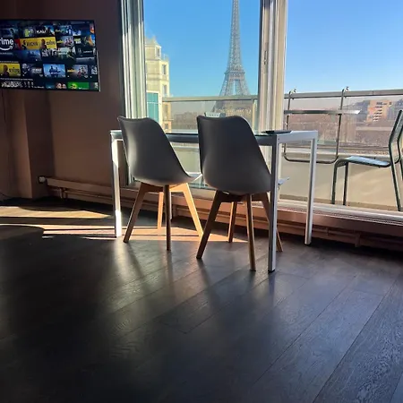 Daire Luxury View Eiffel Tower 16th Trocadero